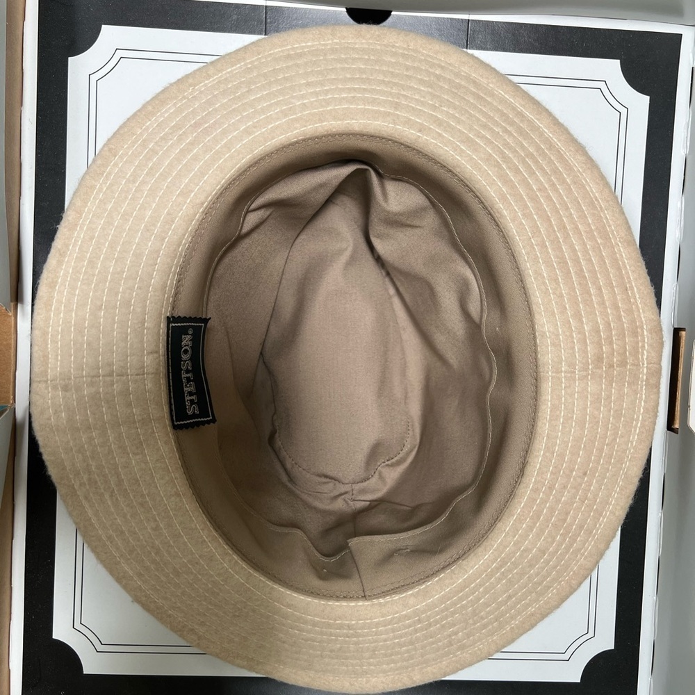 1950’s Stetson Felt and Hide Vintage Fedora Size 7 Original Box and Brochure - Picture 6 of 10